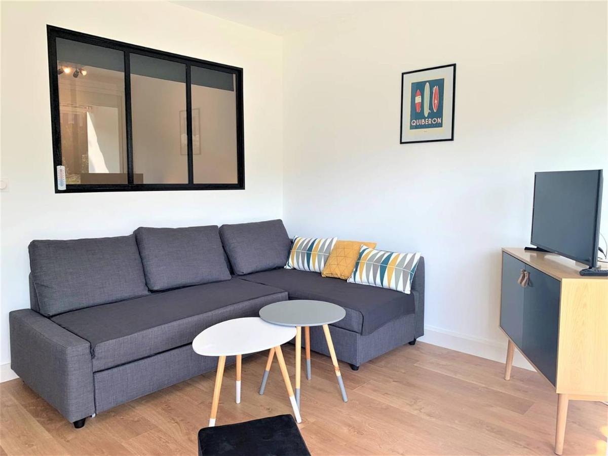 Quiberon, Appart 2 Pieces Renove, A 2 Pas De La Plage, Loggia Sud, Garage, Classe 2*, Pour 3 Pers. - Fr-1-478-182 Екстериор снимка