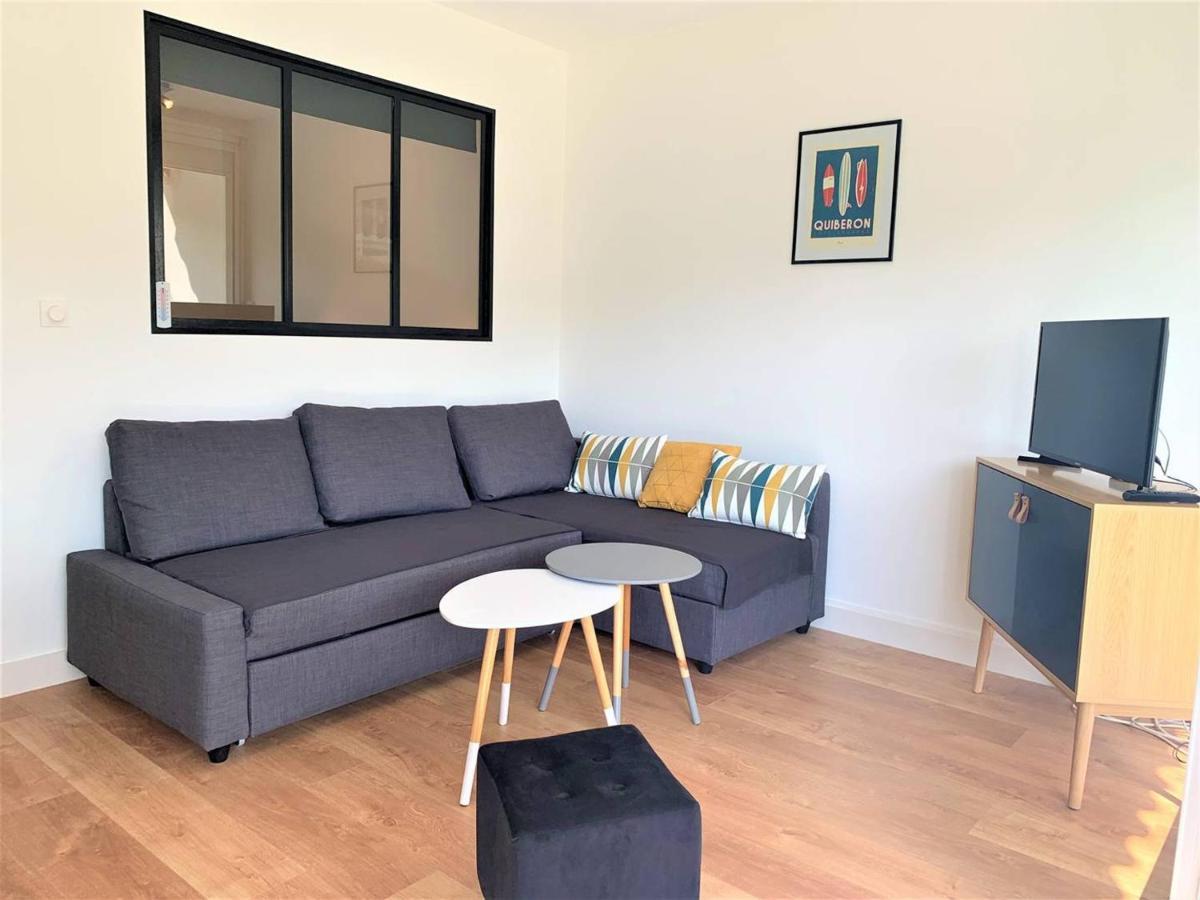 Quiberon, Appart 2 Pieces Renove, A 2 Pas De La Plage, Loggia Sud, Garage, Classe 2*, Pour 3 Pers. - Fr-1-478-182 Екстериор снимка